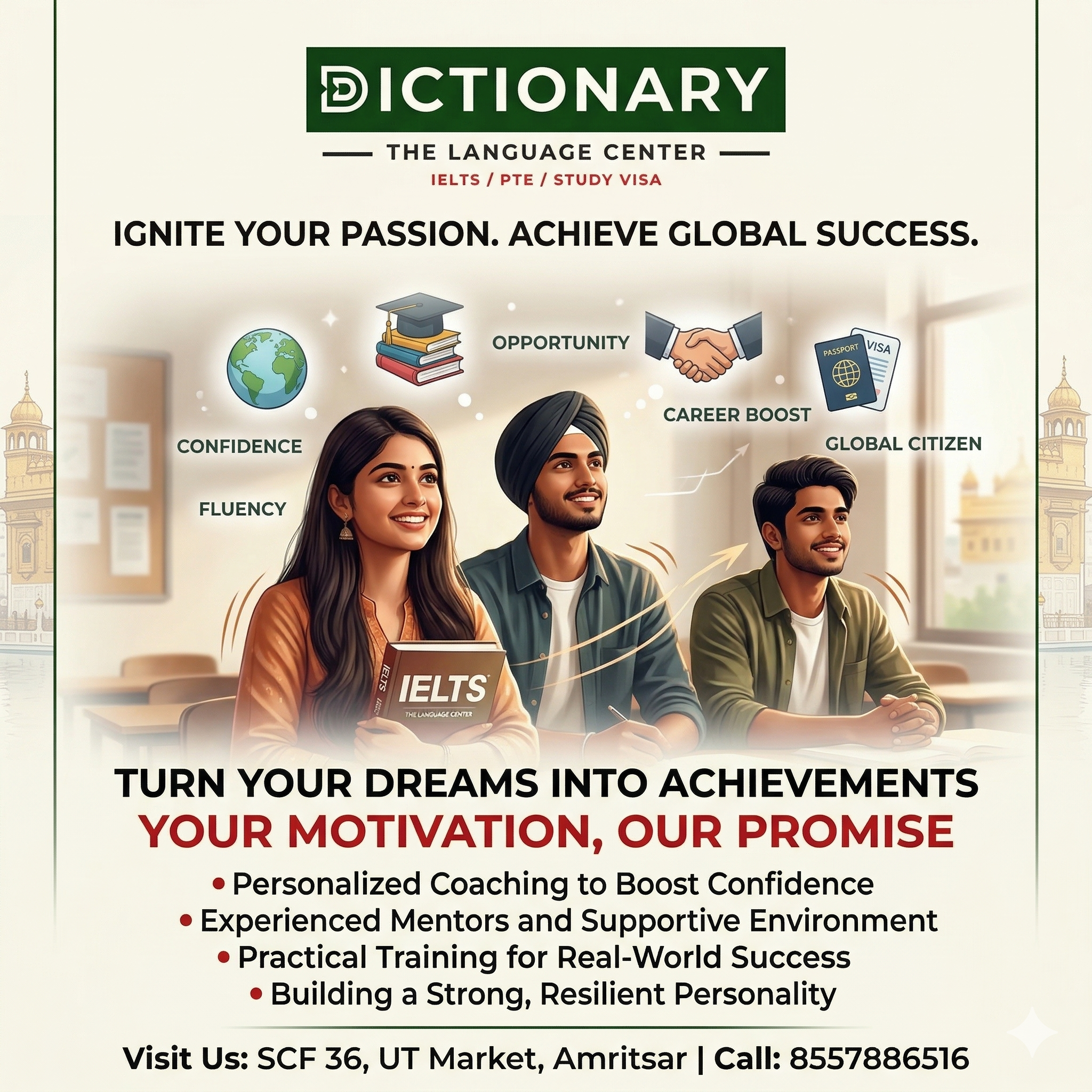 How the Right IELTS Coaching in Amritsar Can Turn Your Goals into Success